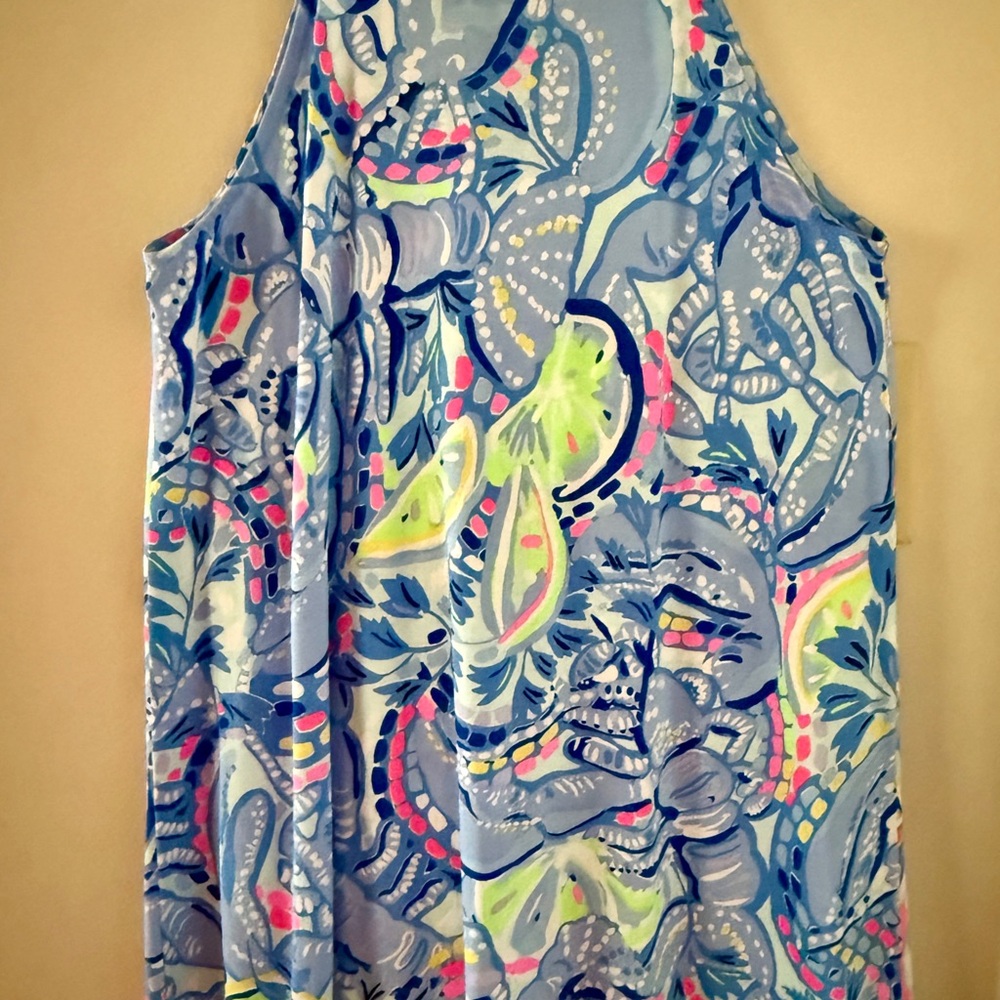 Lilly Pulitzer Margot Swing Dress in Blue Pari Pinch Pinch Pattern